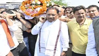 दिनेश को अंतिम विदाई देने उमड़ा शहर : श्रद्धांजलि सभा में बोले सीएम साय- पाकिस्तान को भुगतना होगा इसका खामियाजा…