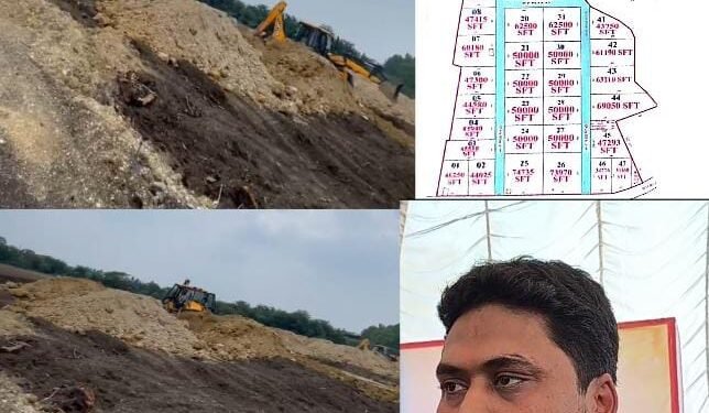 गुमा उरला में मंदिर की आड़ में अवैध प्लॉटिंग का खुलासा, ग्रामीणों में उबाल, प्रशासन मौन