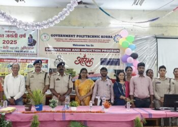 साइबर,यातायात एवं महिला सेल द्वारा पॉलिटेक्निक कॉलेज में विशेष जागरूकता शिविर का आयोजन