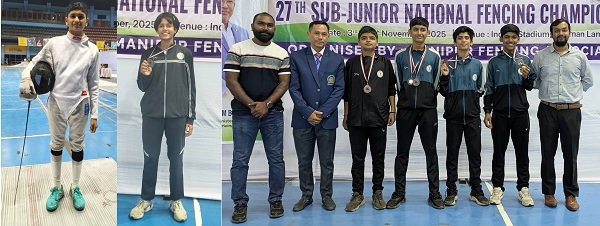 छत्तीसगढ़ के युवा फेंसर्स की बड़ी जीत — सब-जूनियर नेशनल चैंपियनशिप में जीते 3 मेडल