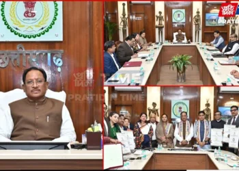 मुख्यमंत्री श्री विष्णुदेव साय छत्तीसगढ़ राज्य बाल अधिकार संरक्षण आयोग ने प्रदेश के 6 विश्वविद्यालयों के साथ किया एमओयू रक्षक संरक्षण आयोग ने प्रदेश के 6 विश्वविद्यालयों के साथ किया एमओयू