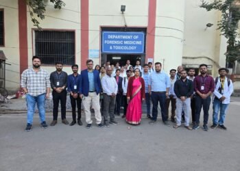 अंजनीया विश्वविद्यालय के फोरेंसिक साइंस छात्रों ने की ऑटोप्सी सिमुलेशन की यात्रा