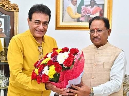 मुख्यमंत्री साय से सुप्रसिद्ध अभिनेता श्री नीतिश भारद्वाज ने की सौजन्य मुलाकात…