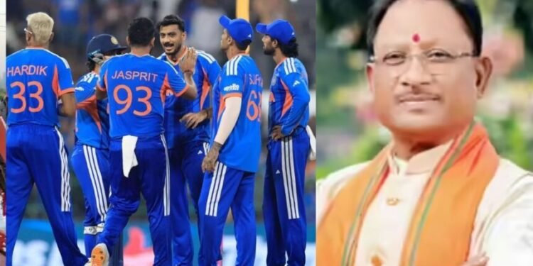 टी-20 विश्व कप में पाक पर भारत की शानदार जीत मुख्यमंत्री साय ने दी ऐतिहासिक जीत की बधाई…