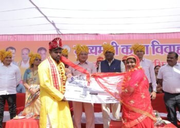 मुख्यमंत्री कन्या विवाह योजना से 260 जोड़ों को मिला सुखद दांपत्य सामूहिक विवाह से मजबूत हुआ सामाजिक समरसता का संदेश