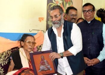 आंजनेय विश्वविद्यालय परिवार द्वारा पद्म विभूषण डॉ. तीजन बाई का सम्मान…