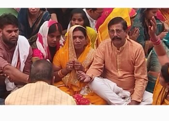 बालको नगर कोरबा में भक्ति की गूंज: श्री राम कथा स्थल पर रुद्राभिषेक और पार्वती पूजन में उम्र आस्था का सागर