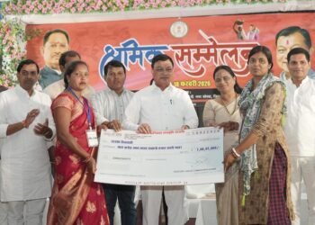 श्रमिक सशक्तिकरण ही समृद्ध विकसित छत्तीसगढ़ की आधारशिला- श्रमिकों के खून-पसीने की मेहनत से ही प्रदेश विकास की नई ऊँचाइयों को छू रहा प्रदेश -मंत्री लखन लाल देवांगन…