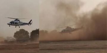 बच गए सीएम अजित पवार जैसी दुर्घटना टली, मुख्यमंत्री का हेलिकॉप्टर हवा में लड़खड़ाया…