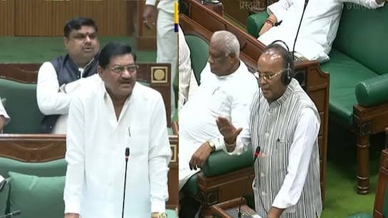 विधानसभा में अफीम की खेती पर हंगामा, चर्चा की मांग को लेकर विपक्ष का प्रदर्शन…