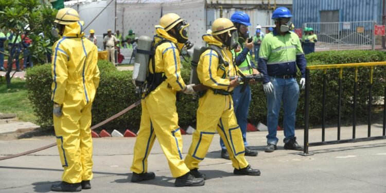 बालको ने संयंत्र में रासायनिक रिसाव पर मॉक ड्रिल का किया सफल आयोजन