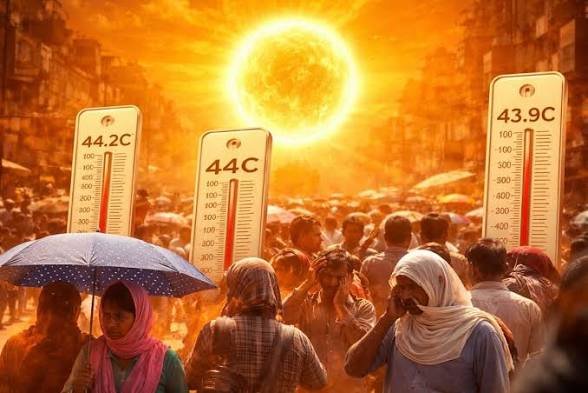 अप्रैल में ही आग उगलता सूरज, 18 शहरों में 43°C पार, 8 राज्यों में लू का भारी अलर्ट…