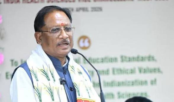 स्वस्थ नागरिक ही विकसित परदेस की आधारशिला स्वास्थ्य क्षेत्र में नवाचार को नई दिशा देगा वाइस चांसलर मीट-2026 सीएम साय…