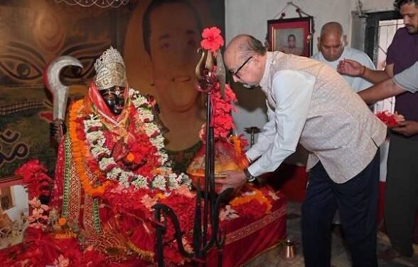 राज्यपाल सोगड़ा आश्रम पहुंचे मां काली की पूजा अर्चना कर प्रदेशवासियों की सुख समृद्धि और खुशहाली की कामना की…