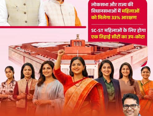 नारी शक्ति वंदन अधिनियम लागू महिलाओं को 33% आरक्षण से मिलेगा राजनीतिक नेतृत्व, प्रदेश बन रहा महिला सशक्तिकरण का …