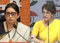 महिला आरक्षण पर छिड़ा घमासान स्मृति ईरानी ने कांग्रेस का क्रूर चेहरा किया बेनकाब, कहा…