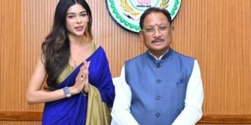 सीएम साय से मिस इंडिया छत्तीसगढ़ अनुष्का सोन ने की सौजन्य मुलाकात…
