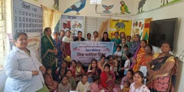 बालको ने समुदाय में मलेरिया जागरूकता अभियान चलाया