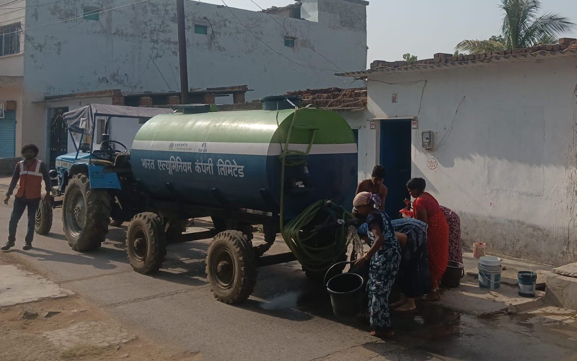 बालको ने विभिन्न वार्डों में सुनिश्चित की पेयजल आपूर्ति