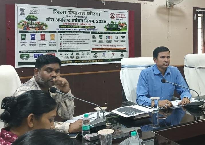 ठोस अपशिष्ट प्रबंधन नियम का उद्देश्य कचरे के वैज्ञानिक प्रबंधन से पर्यावरण प्रदूषण रोकना है – सीईओ जिला पंचायत में ठोस अपशिष्ट प्रबंधन नियम पर हुई कार्यशाला…