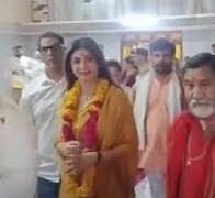 मां पीतांबरा और मां बगलामुखी के दर्शन के लिए पहुंची एक्ट्रेस पूजा अर्चना कर लिया आशीर्वाद…