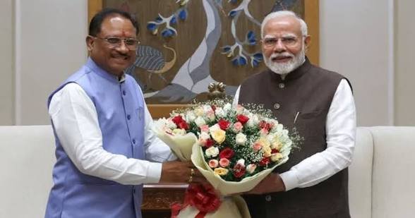 प्रधानमंत्री मोदी के नेतृत्व के इतने वर्ष पूर्ण होने पर मुख्यमंत्री साय ने दी बधाई और शुभकामनाएं…