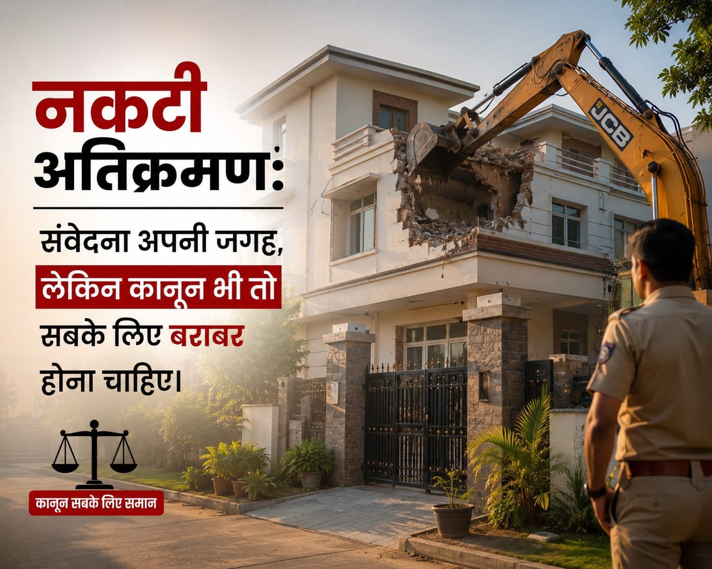 नकटी अतिक्रमण: 14 करोड़ की सरकारी जमीन पर कब्जा, फिर भी “गरीबी” का ढोंग..