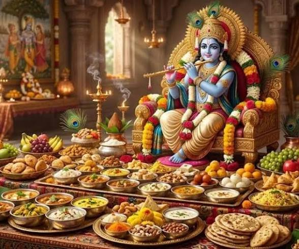 कान्हा को आखिर क्यों लगता है 56 भोग गोवर्धन की इस कथा में छिपा है इसका रहस्य…