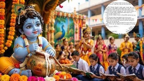 प्रदेश के सभी स्कूलों में जन्माष्टमी मनाना अनिवार्य, DPI ने जारी किए ये निर्देश; 1 से 3 सितंबर तक होंगे विशेष…