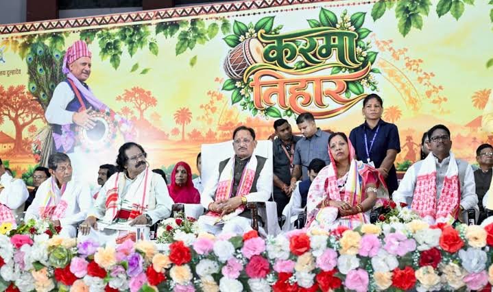 करमा तिहार हमारी समृद्ध संस्कृति, परंपरा और प्रकृति संरक्षण का प्रतीक मुख्यमंत्री साय…