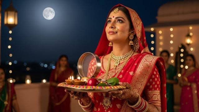 करवा चौथ पर लाल रंग के कपड़े पहनने की परंपरा का ये है महत्व…